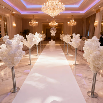 Wedding Walk - 6 Blumenständer weiß